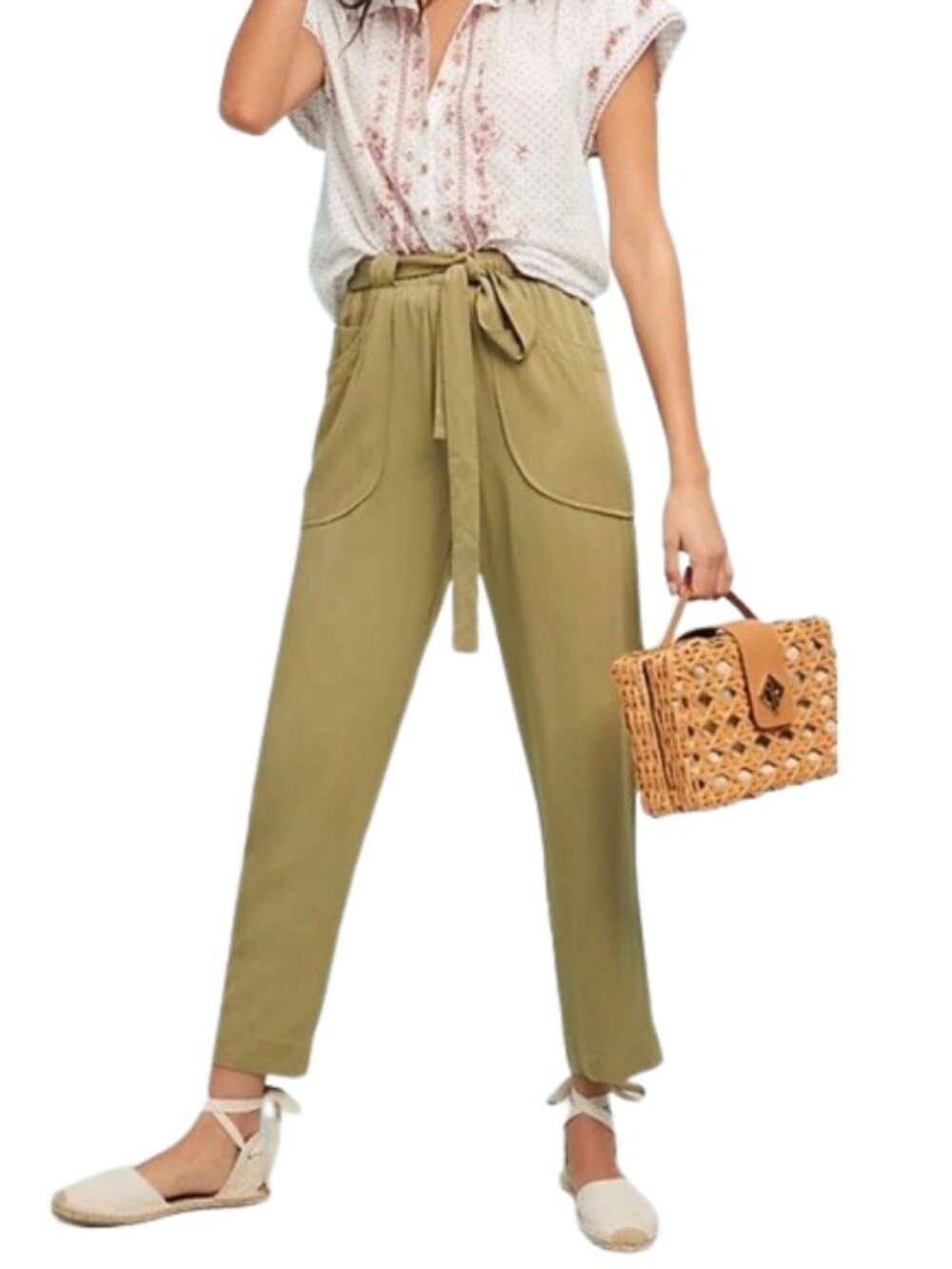Dolan Left Coast Collection Anthropologie Northwestern Pant Women's Small Green